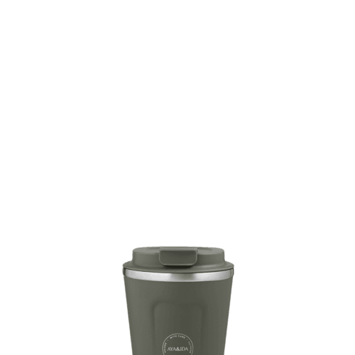 AYA&IDA CUP2GO thermos cup 240 ml Tropical Green with lid