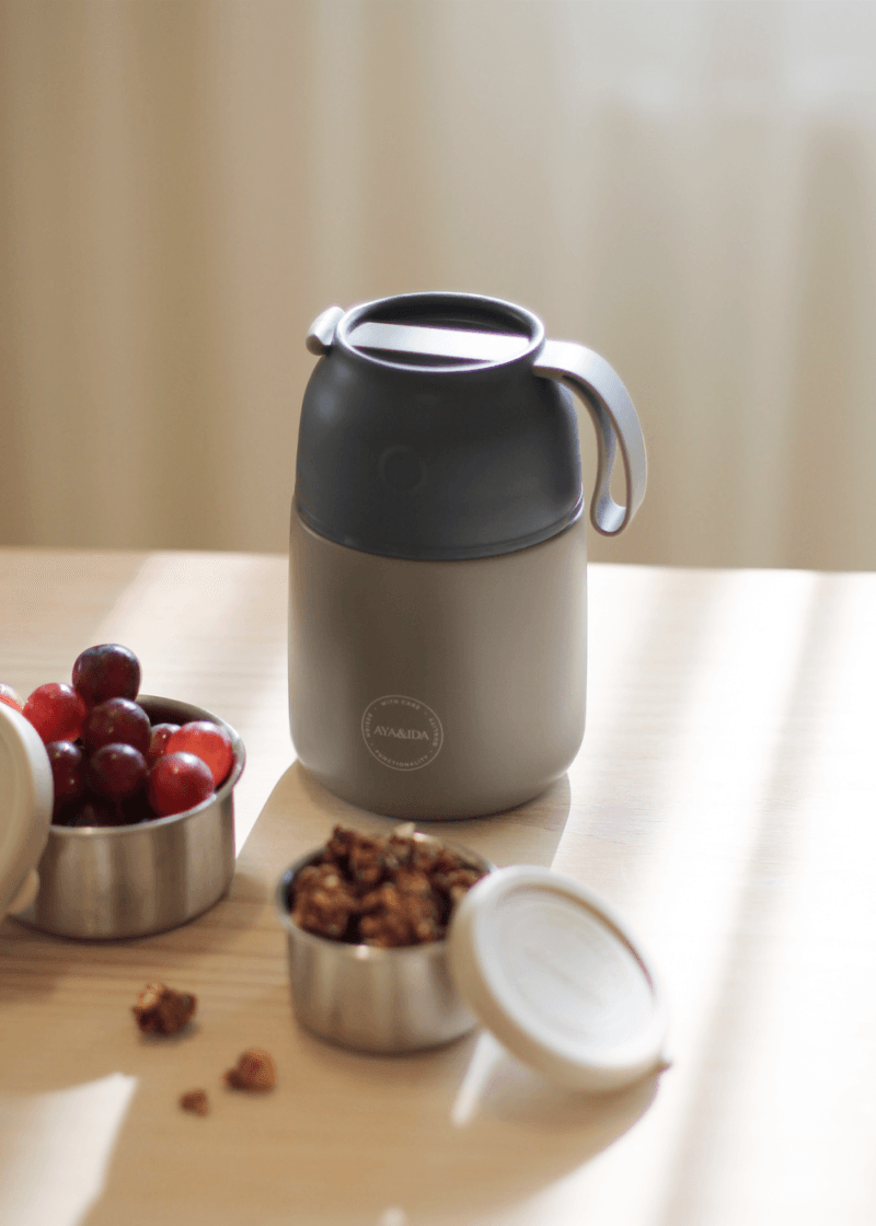 Foodie thermal food container Driftwood 500 ml