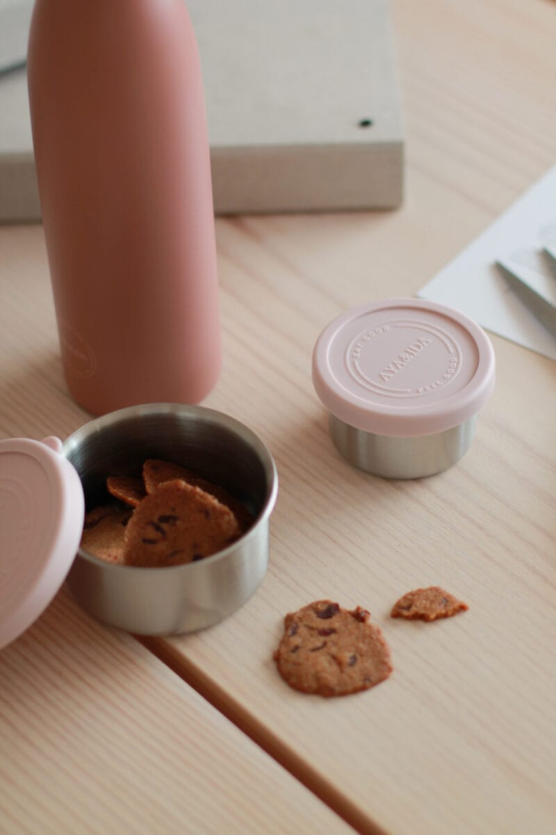 AYA&IDA Snack Container 100 ml + 200 ml - Soft Rose