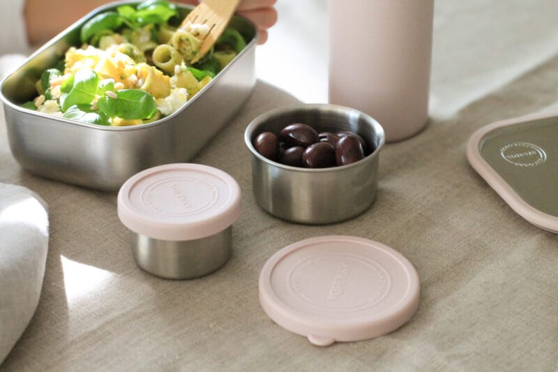 AYA&IDA Snack Container 100 ml + 200 ml - Soft Rose