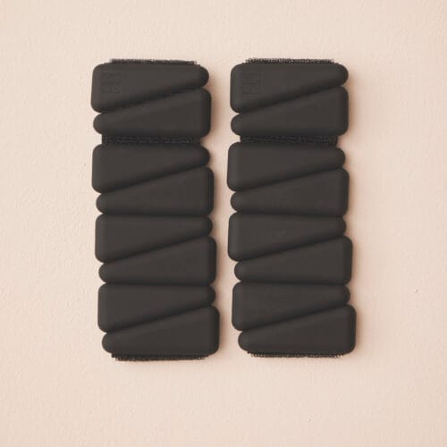 Moonchild Weight Bangles in Black – Adjustable weight bracelets made of soft silicone