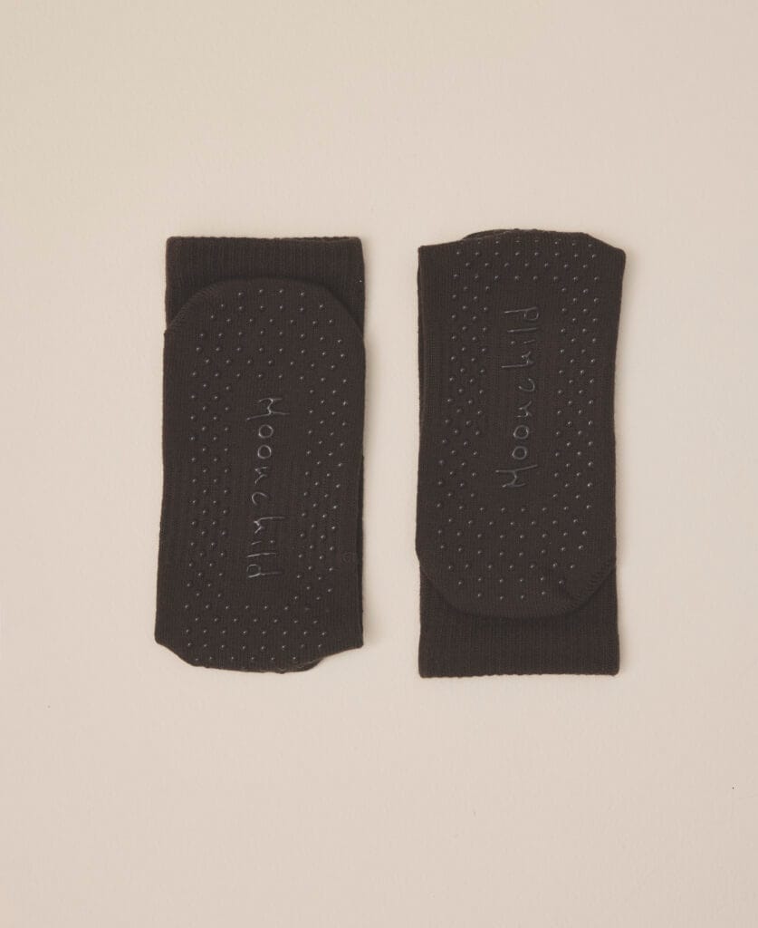 Brown Grip Socks for Dance, Yoga, Pilates, and Other Active Movement Activities