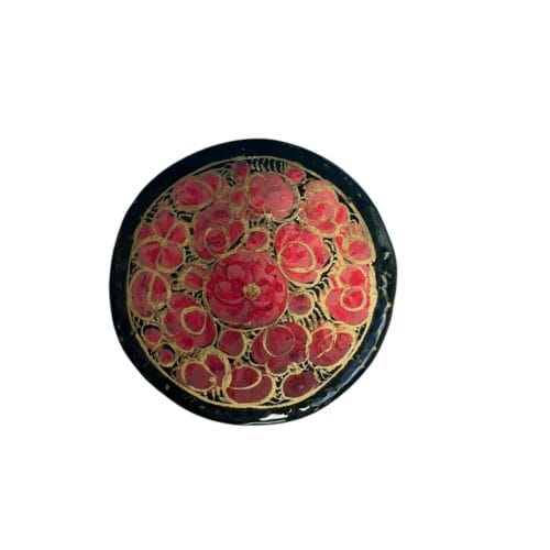 Paper mache box with roses