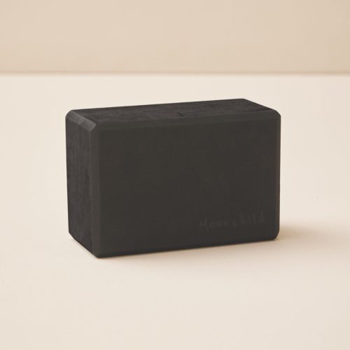 Moonchild yogablok sort – genbrugt EVA materialeblok 23×15×10 cm