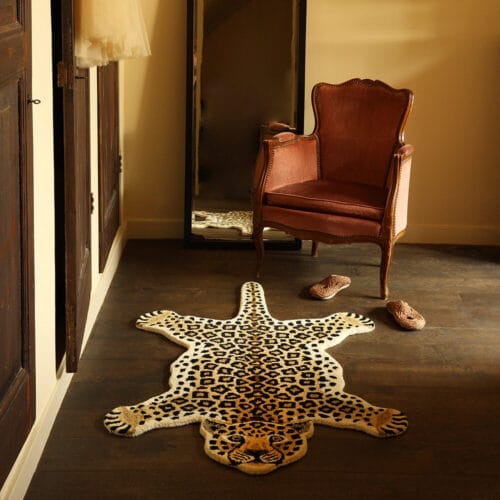 Leopard rug