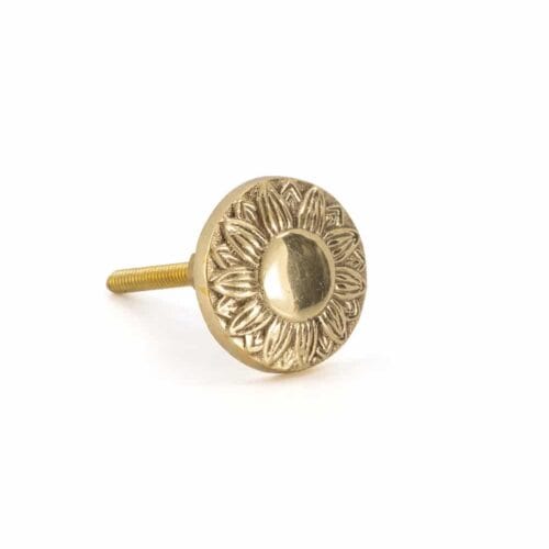 Brass handle sunflower